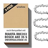 3 tallox Sägeketten 3/8' 1,1 mm 52 TG...