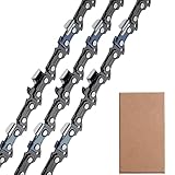 3er-Pack Sägeketten 35 cm 3/8'LP 1,3 mm...