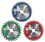 kwb Kreis-Sägeblatt-Set 160 x 25/20/16...