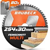 BAUBECK Sägeblatt 254x30 2.2mm...